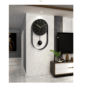 Reloj Decorativos de Pared Negro