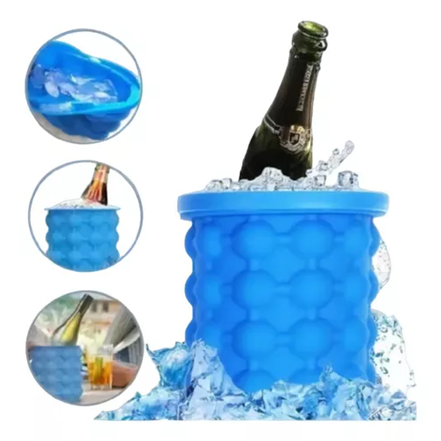 Cubeta Para Hacer Hielo Silicona Contenedor Hielo Ice Genie 1