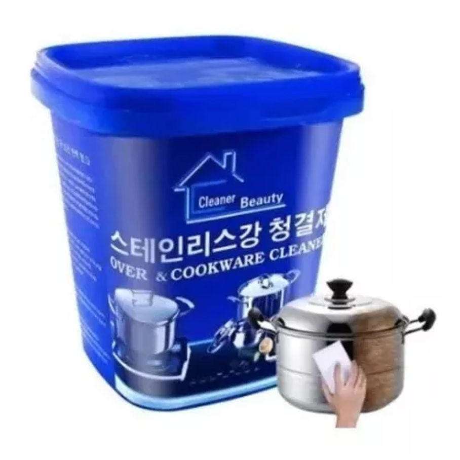 Limpia Ollas De 500gr Potente Pasta Limpiadora Acero Cocina 1