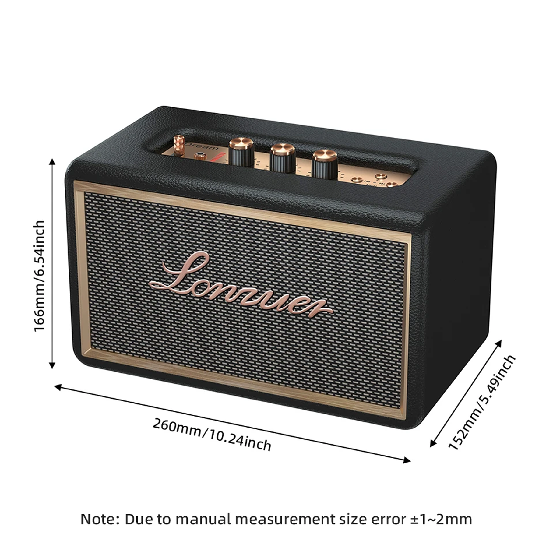 Parlante Lonwer BT  Vintage Ultra Music 4