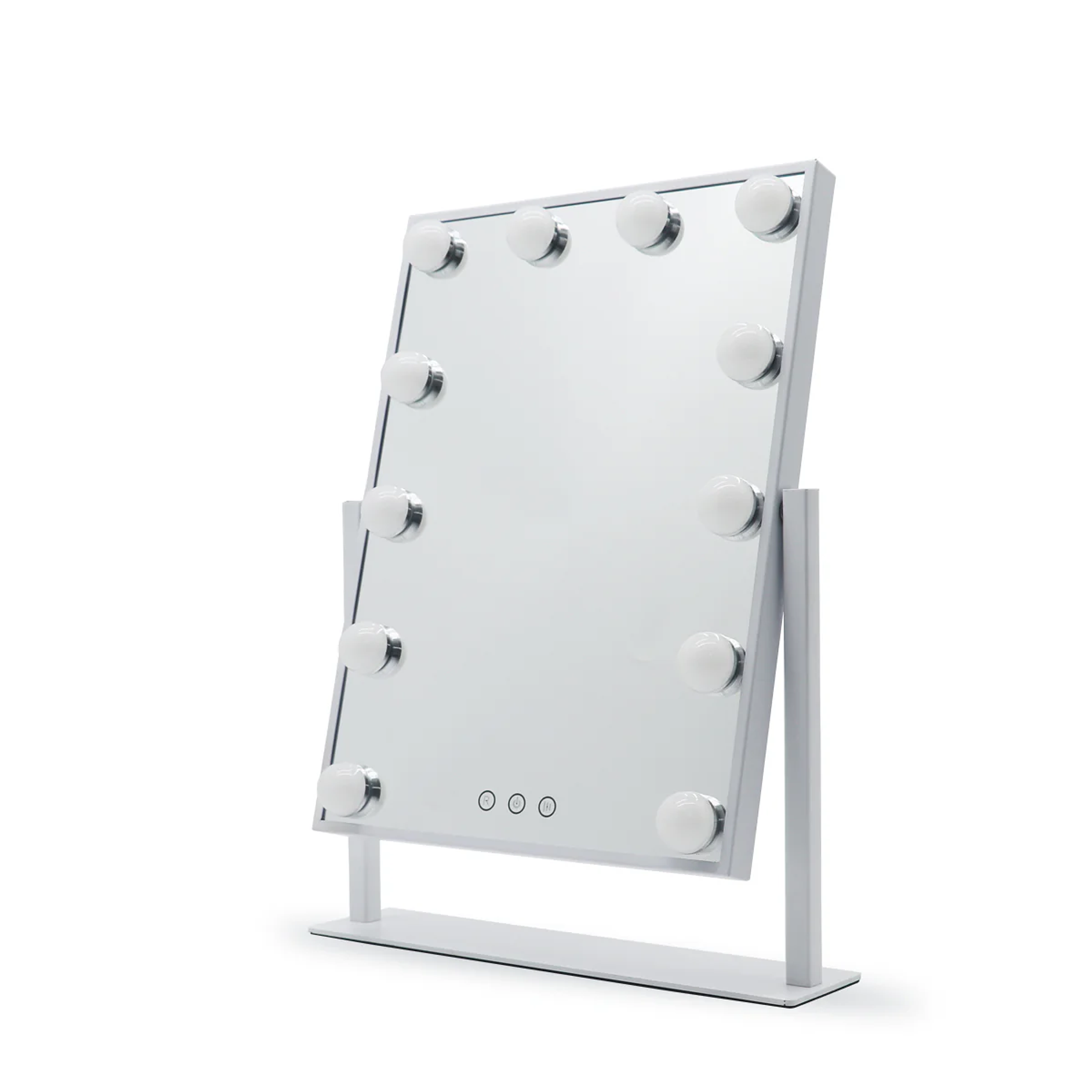 Espejo con 12 Luces Led Giratorio 360G 1