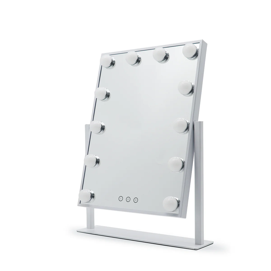 Espejo con 12 Luces Led Giratorio 360G 1