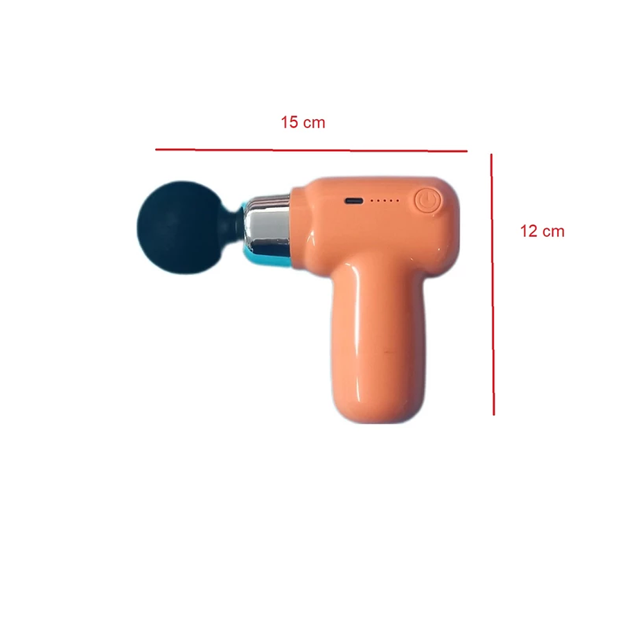 Pistola Masajeadora Alta Potencia Naranja 2