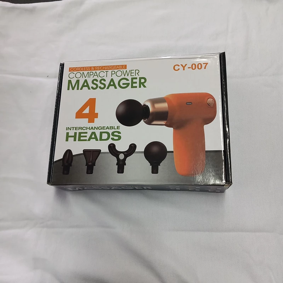 Pistola Masajeadora Alta Potencia Naranja 4