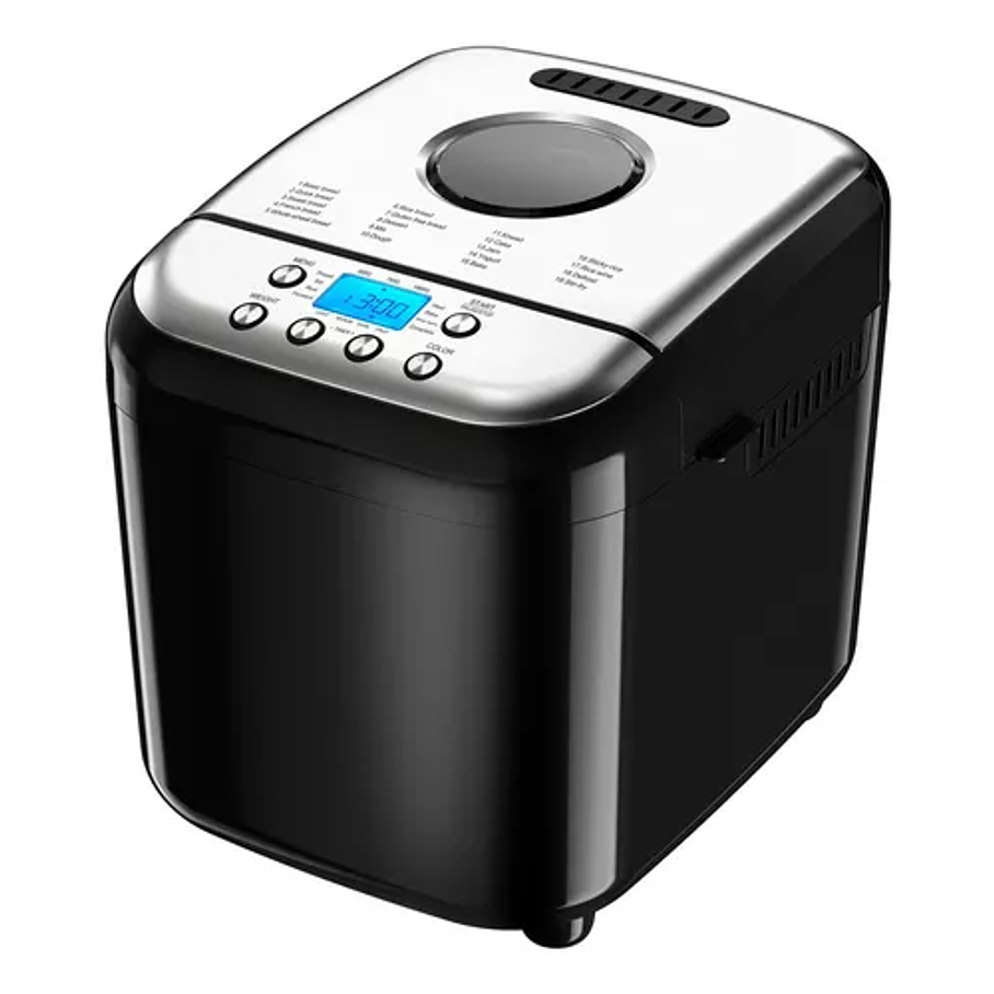 Máquina De Hacer Pan Horno Eléctrico Pan Fresco Raf R.208 Color Negro 4