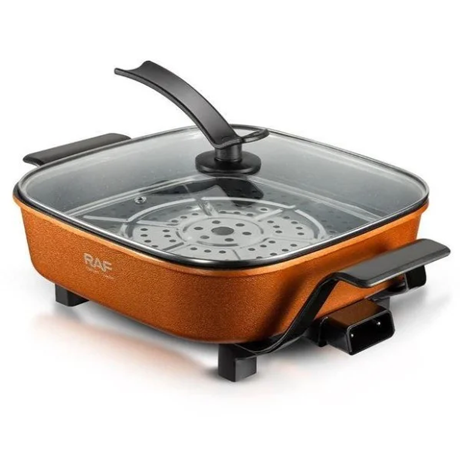 Olla eléctrica al vapor antiadherente 1350W 7,0L RAF 3