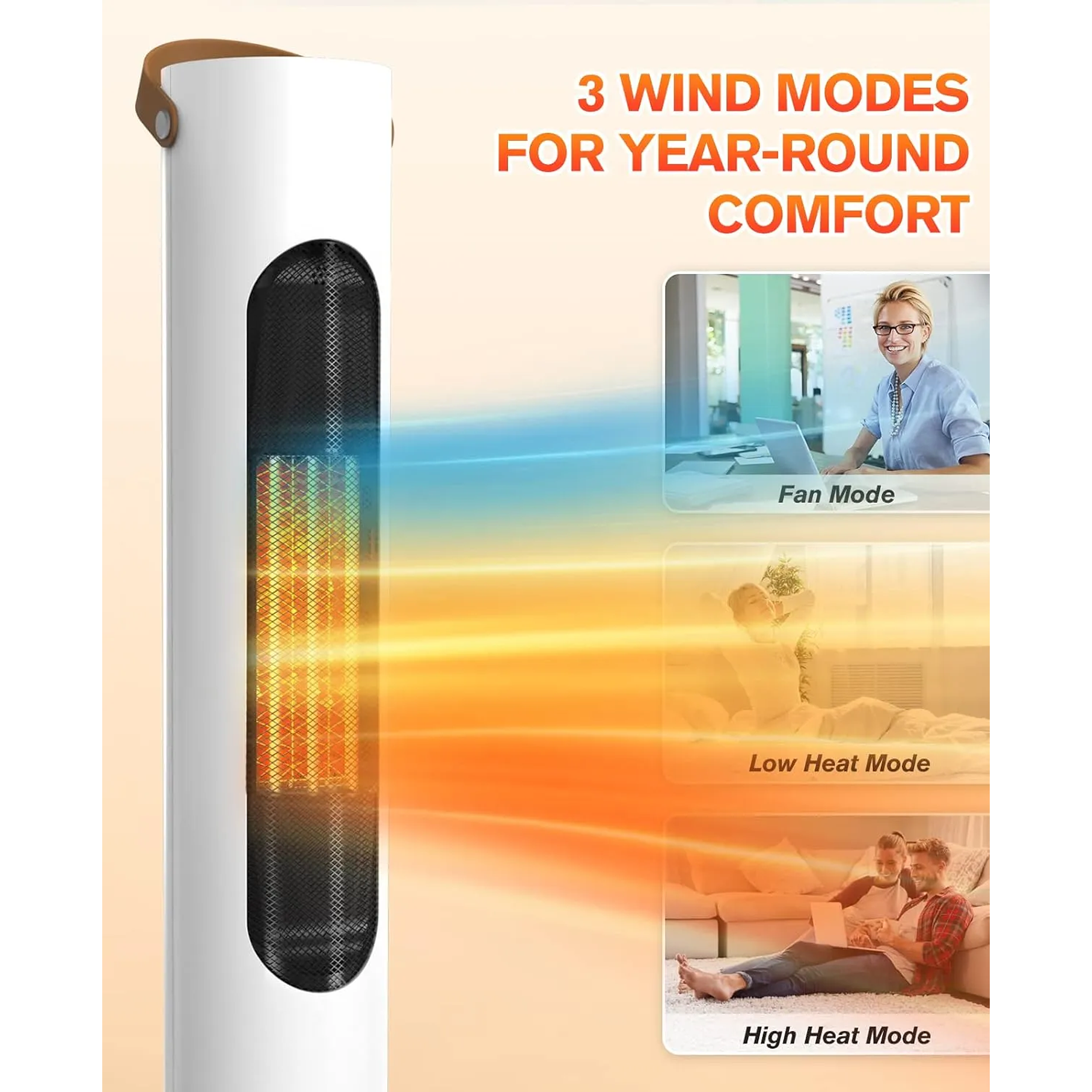 Calefactor Vertical con Control Remoto  4