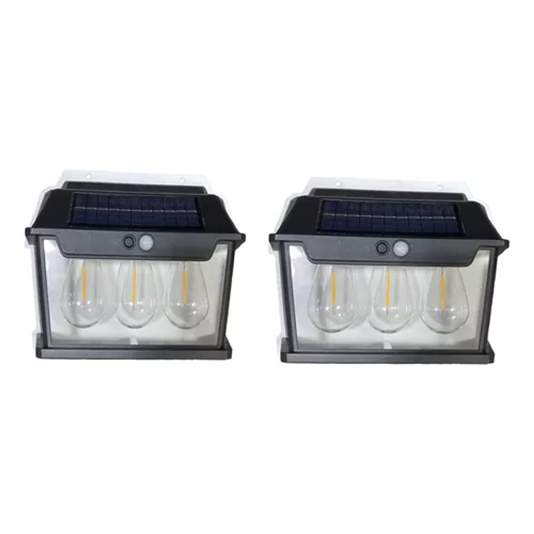 Farol Aplique Led Solar 3 Ampolletas Impermeable Ip65 2