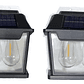 Farol Aplique Led Solar 3 Ampolletas Impermeable Ip65 - Miniatura 2