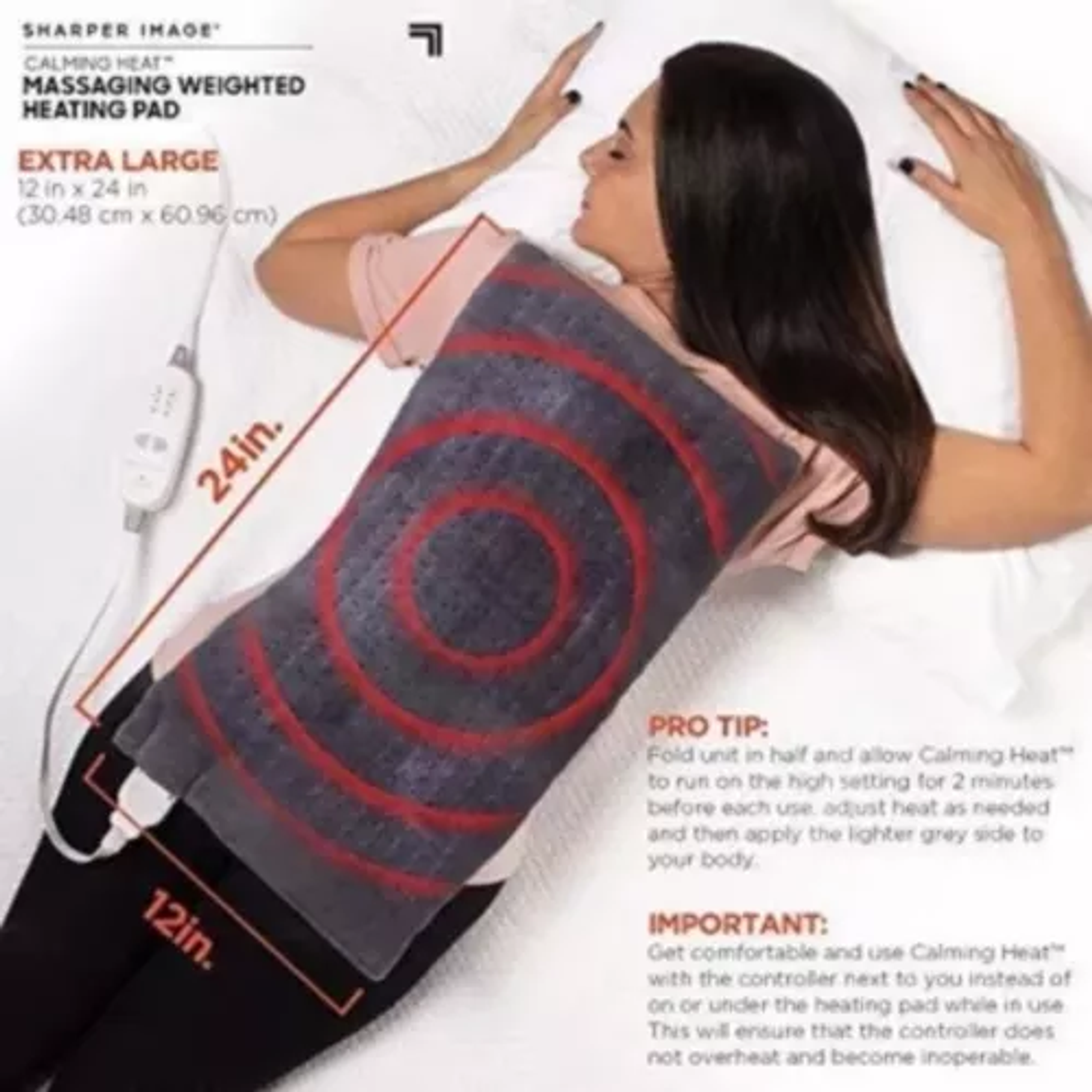 Almohadilla Térmica Con Peso Para Masajear Concalor Calmant 4