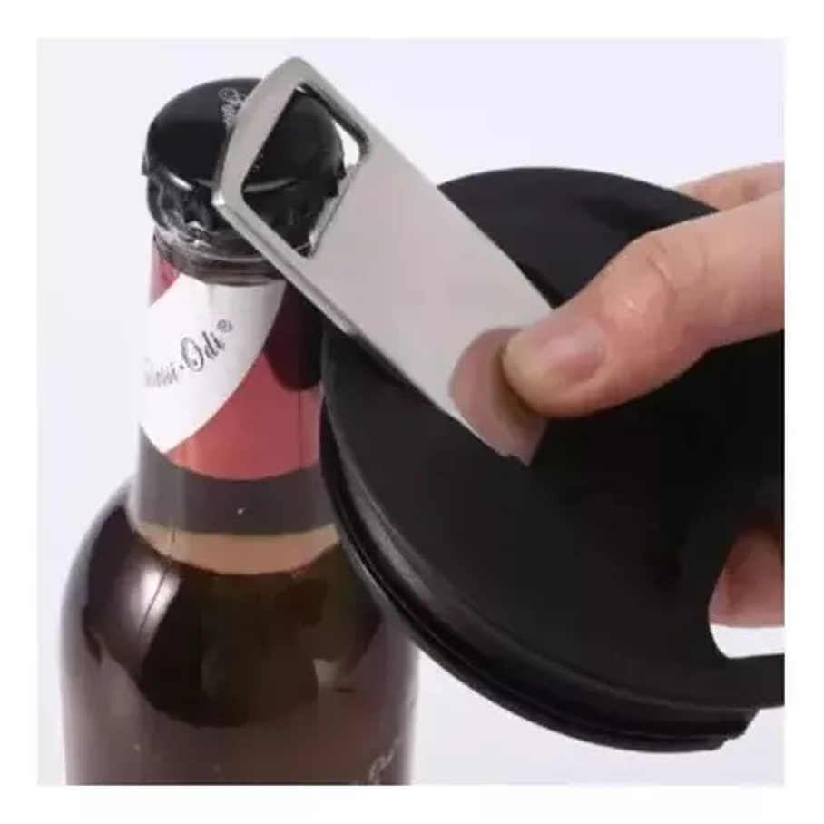 Vaso Térmico Acero Bebidas Frías / Calientes Con Destapador Color Azul Unicolor 4