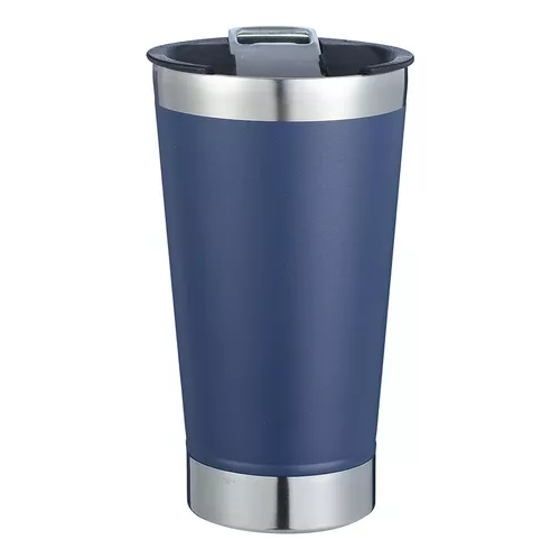Vaso Térmico Acero Bebidas Frías / Calientes Con Destapador Color Azul Unicolor 5