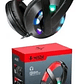 Auriculares Misde Gamer A65 Led Usb/p2, Color Negro, Led De Colores Claros - Miniatura 2