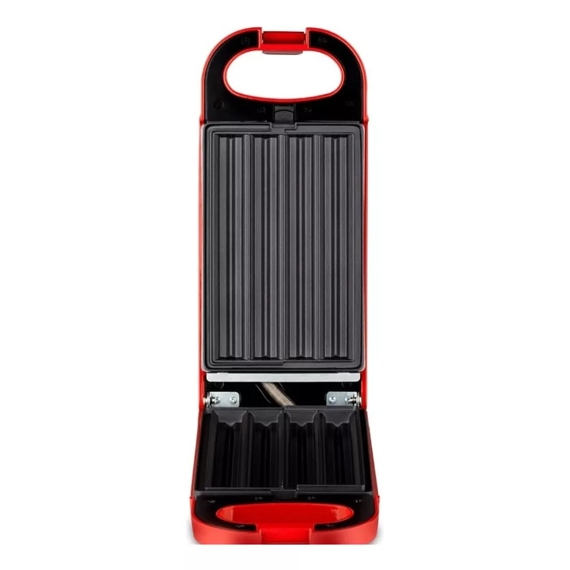 Máquina 5 En 1 Waffles Cake Madeleine Donas 700w Raf R.575 Color Rojo 4