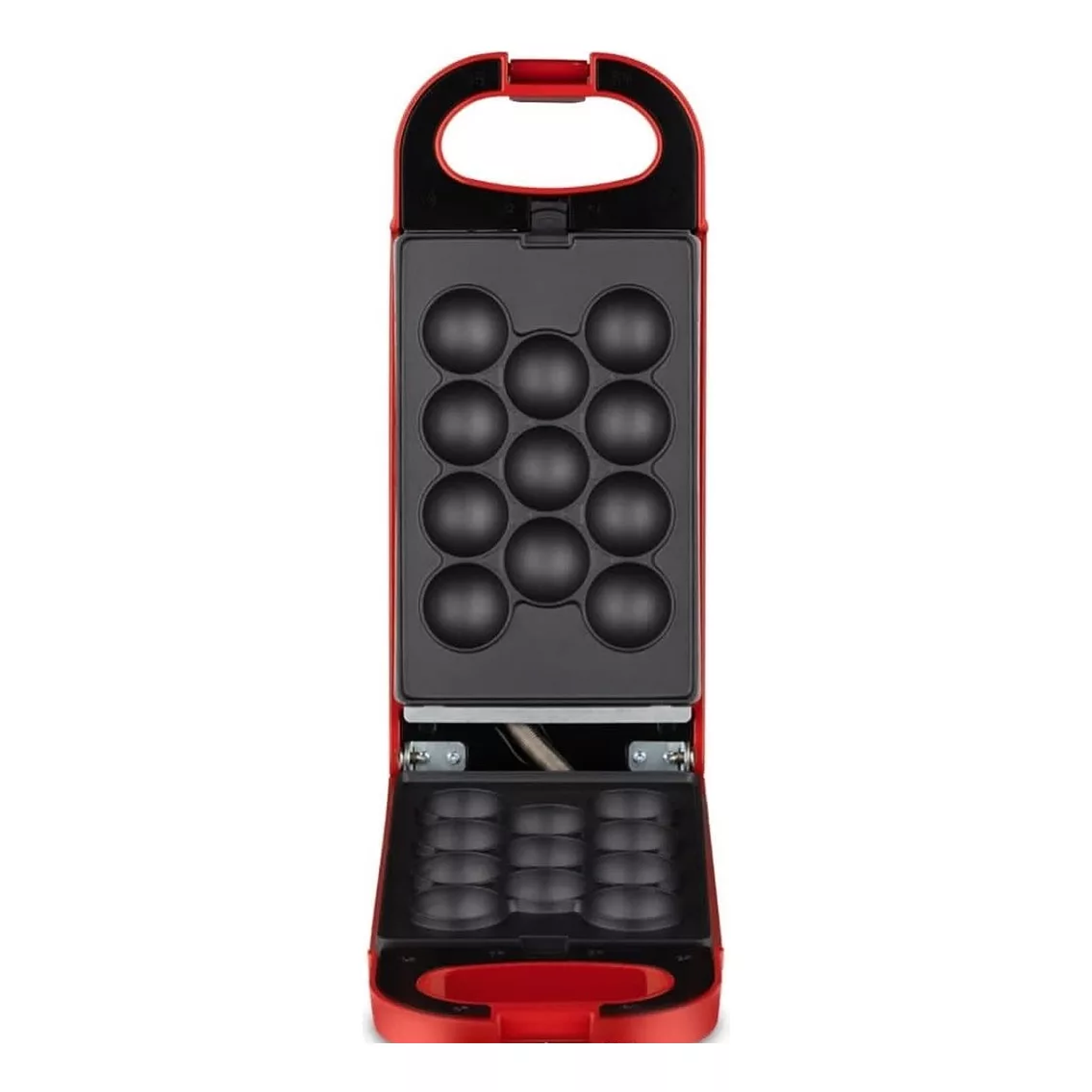 Máquina 5 En 1 Waffles Cake Madeleine Donas 700w Raf R.575 Color Rojo 6