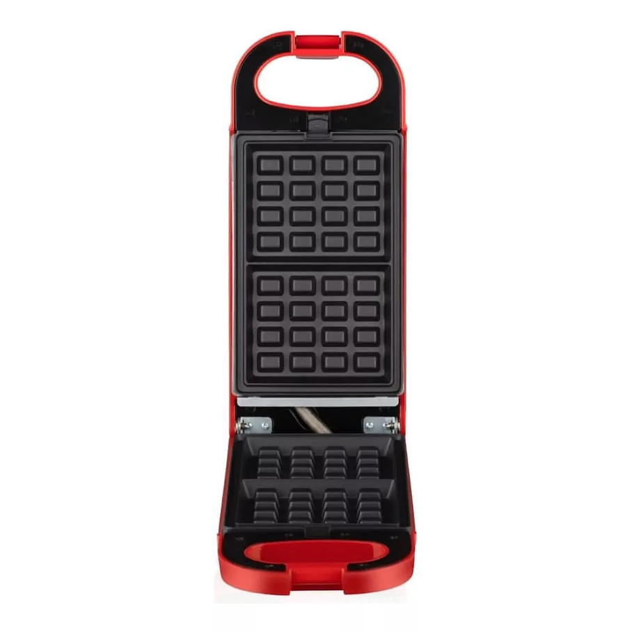 Máquina 5 En 1 Waffles Cake Madeleine Donas 700w Raf R.575 Color Rojo 7