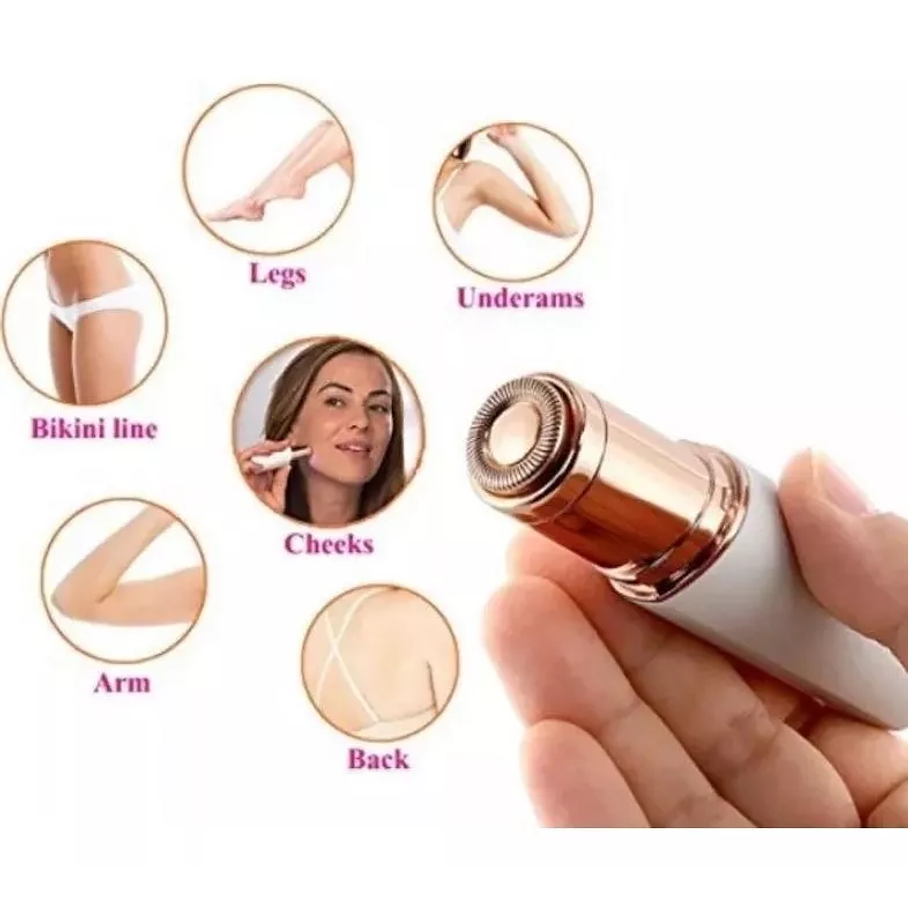 Depilación Facial Sin Irritación Recargable/ Eshopviña Color Blanco 2