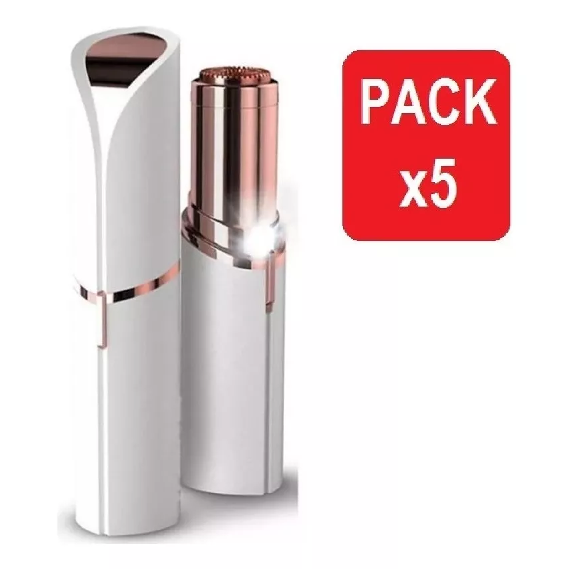 Depilación Facial Sin Irritación Recargable/ Eshopviña Color Blanco 3