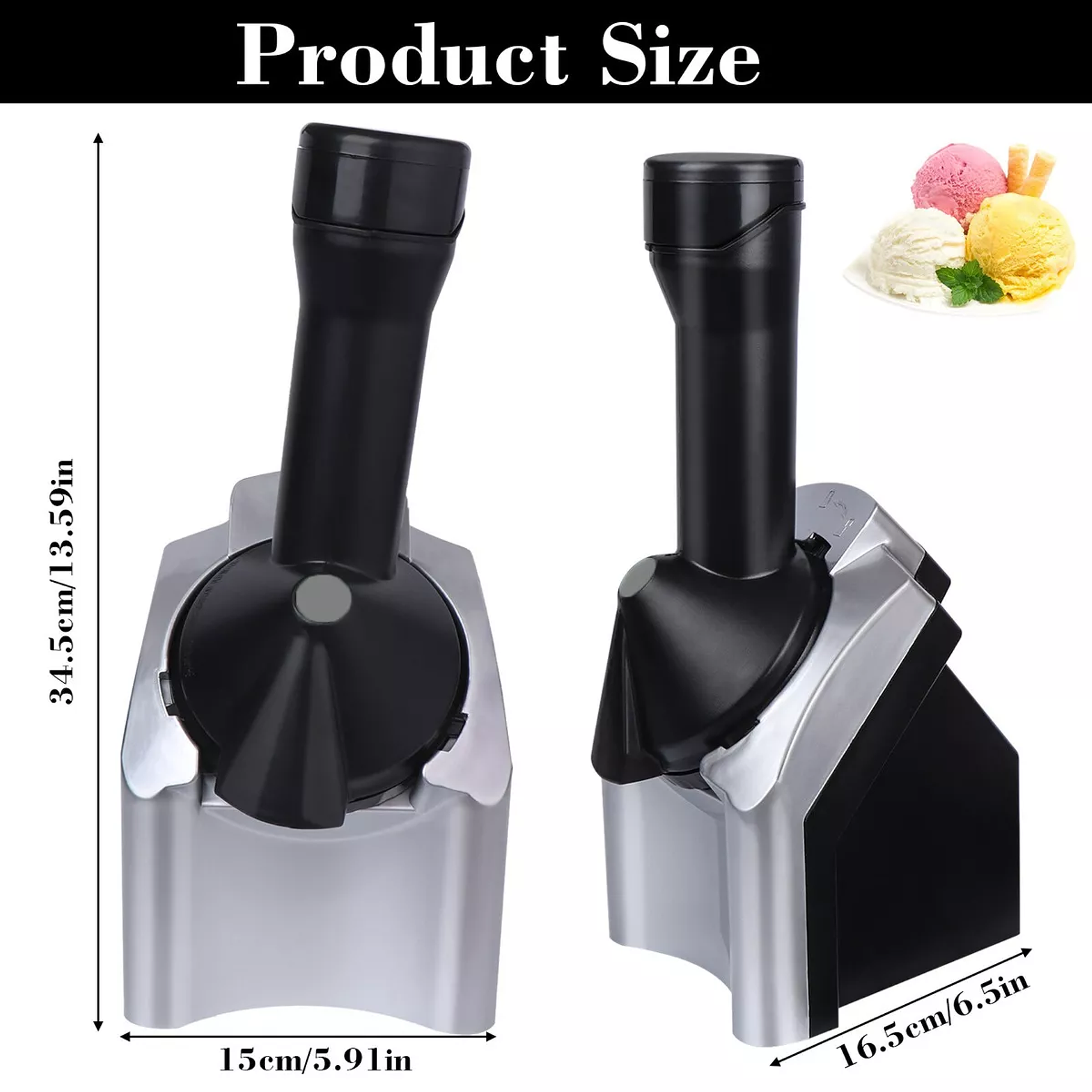 Máquina Para Hacer Helados Frozen Fruit 5