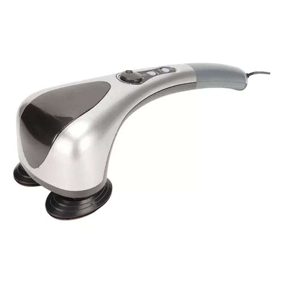 Masajeador Corporal Eléctrico Con Doble Cabezal Infrarrojo Color Gris 5