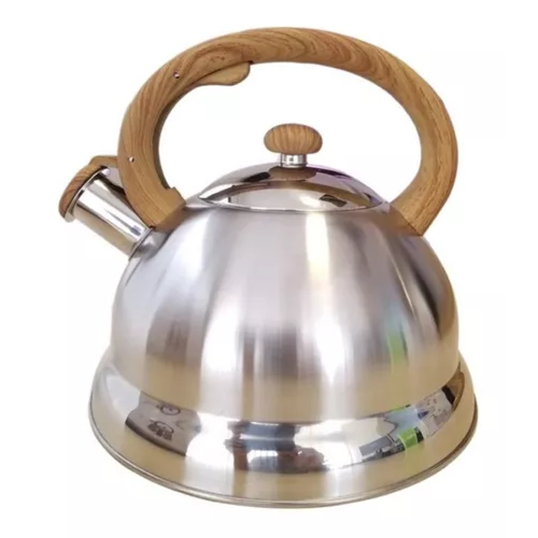 Hervidor de Acero de 2,5l Con Silvato de Mango 4