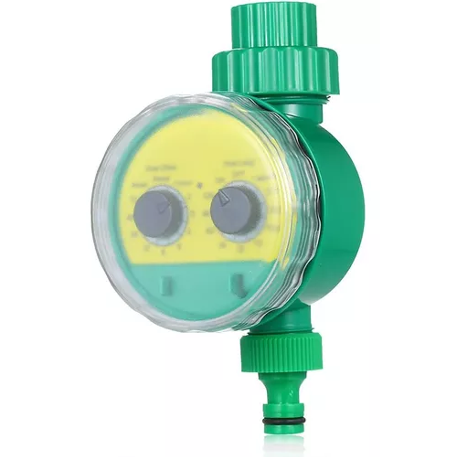 Temporizador De Riego Análogo 2 Diales Automático Válvula 2