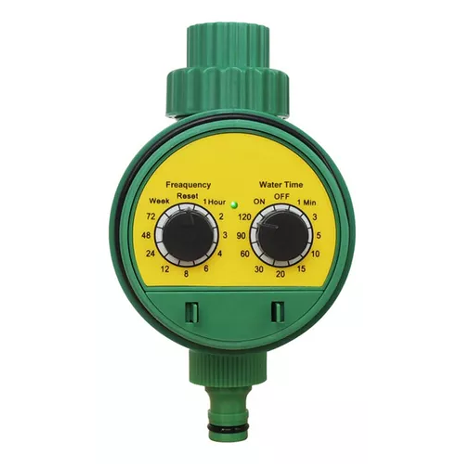Temporizador De Riego Análogo 2 Diales Automático Válvula 1