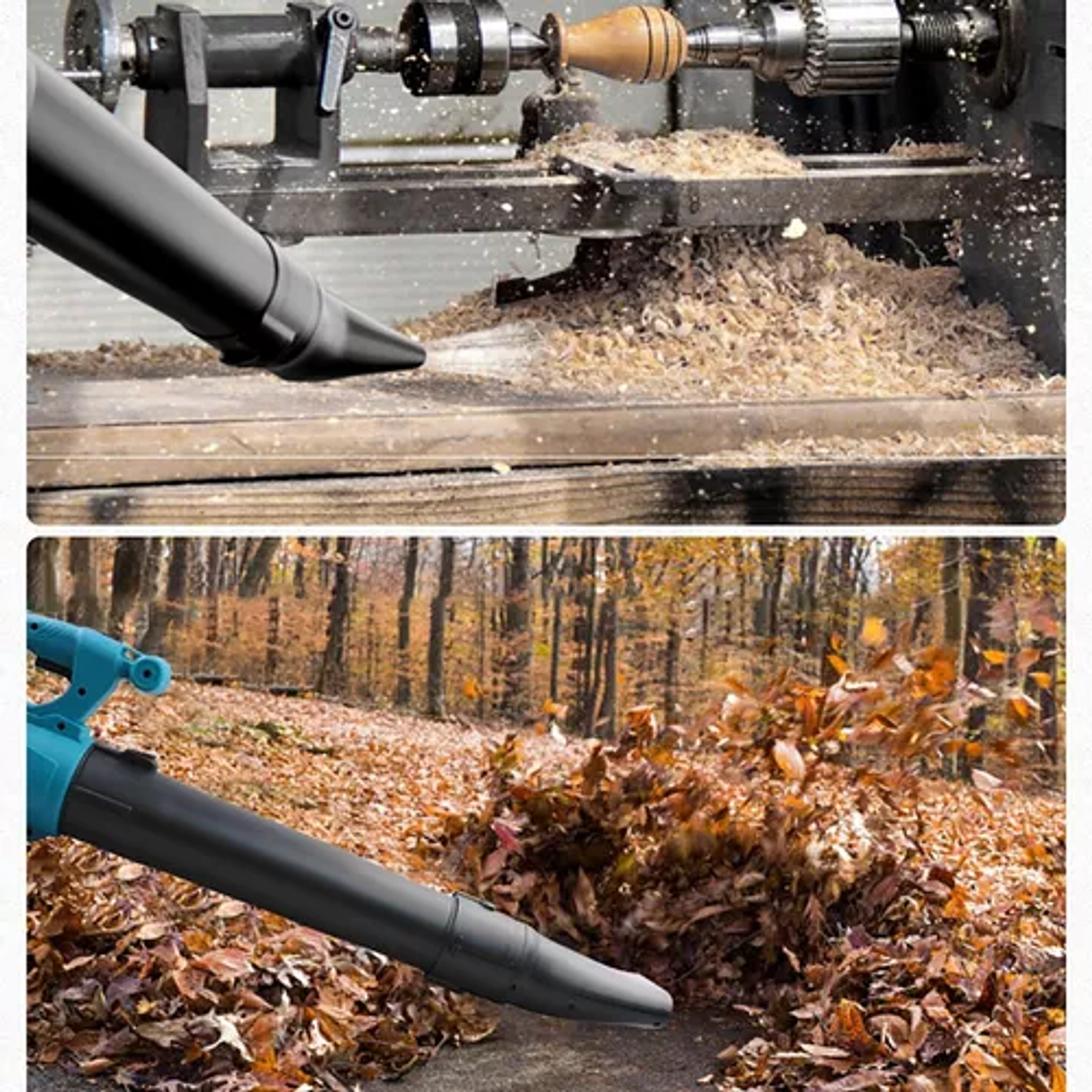 Soplador Secador D/aire Eléctrico Batería Li-ion Inalámbrico 4