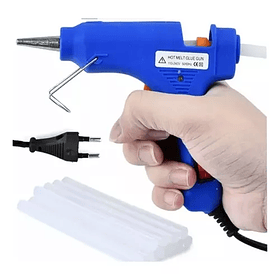 Pistola Silicona 20w Con Interruptor 