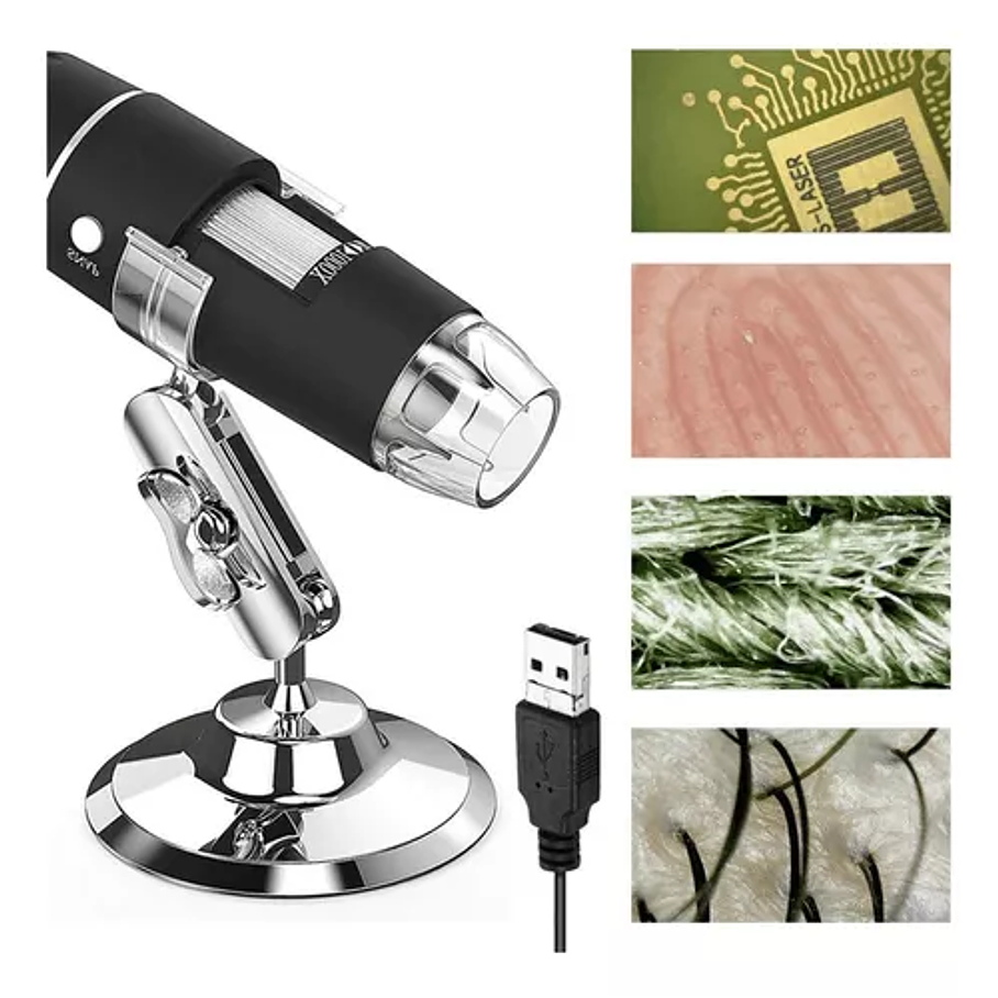  Microscopio Zoom 1600 x Cam 2.0 MP  2