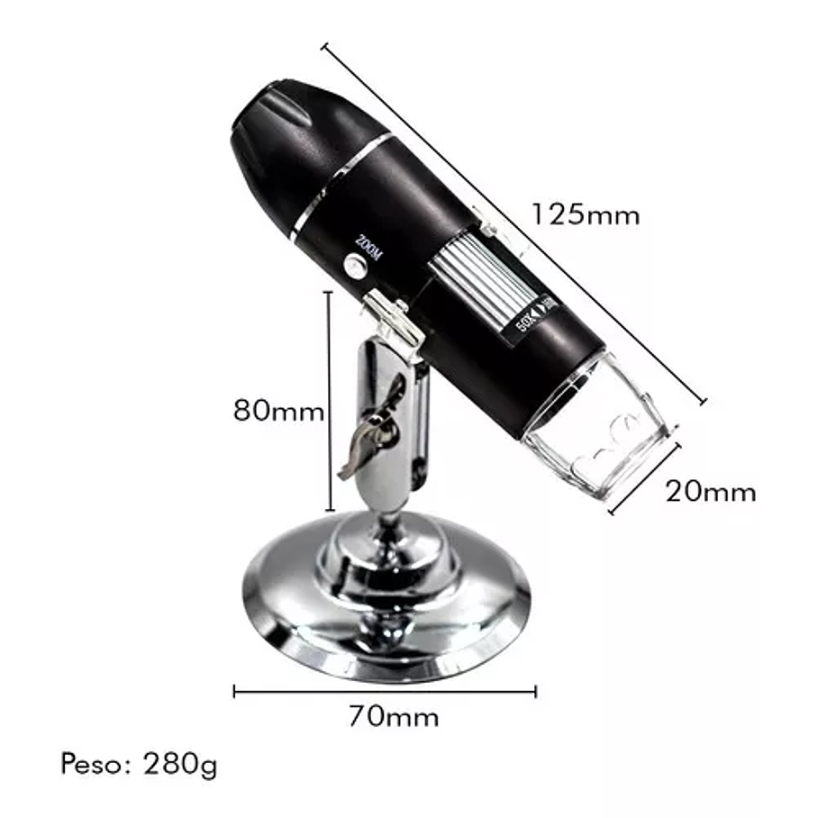  Microscopio Zoom 1600 x Cam 2.0 MP  4