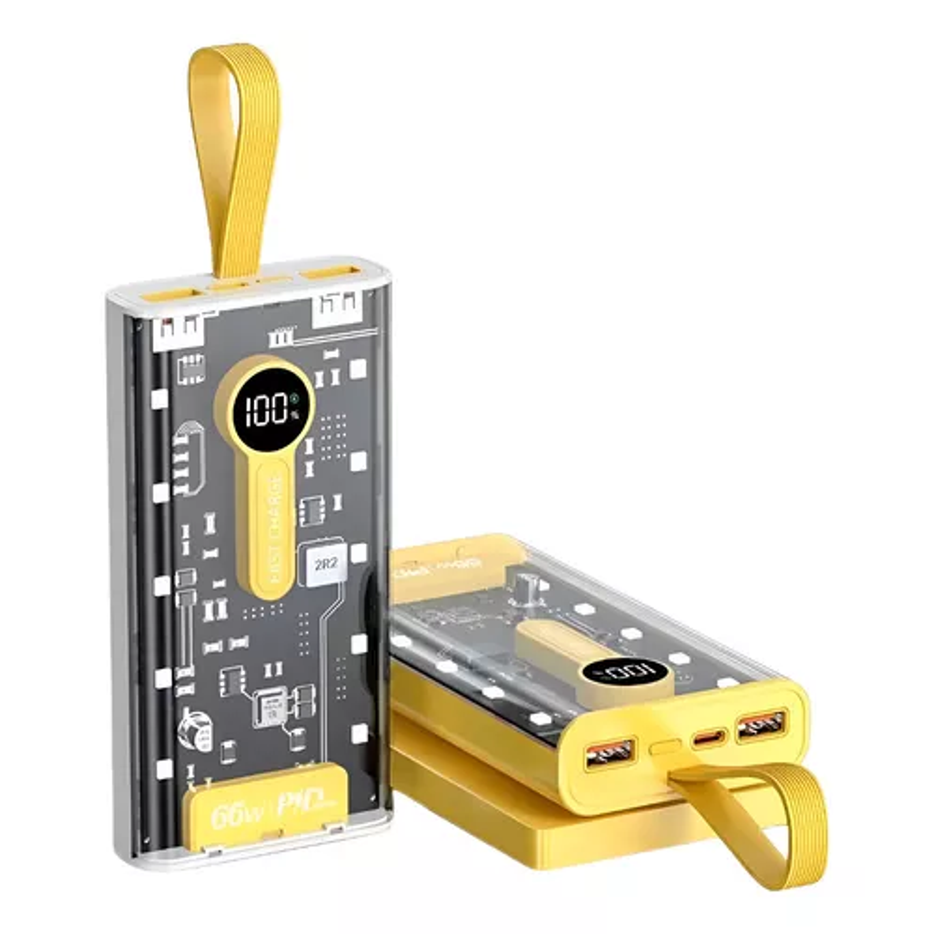 Cargador Power Bank Transparente 10000mah  1