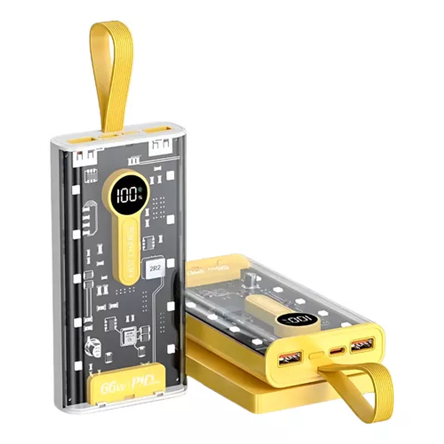 Cargador Power Bank Transparente 10000mah  1