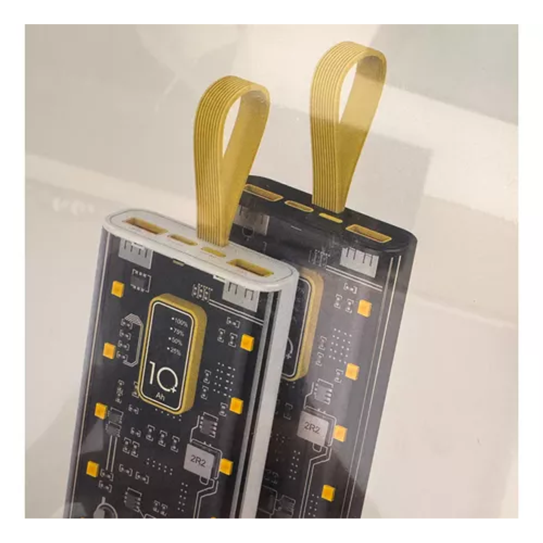 Cargador Power Bank Transparente 10000mah  2