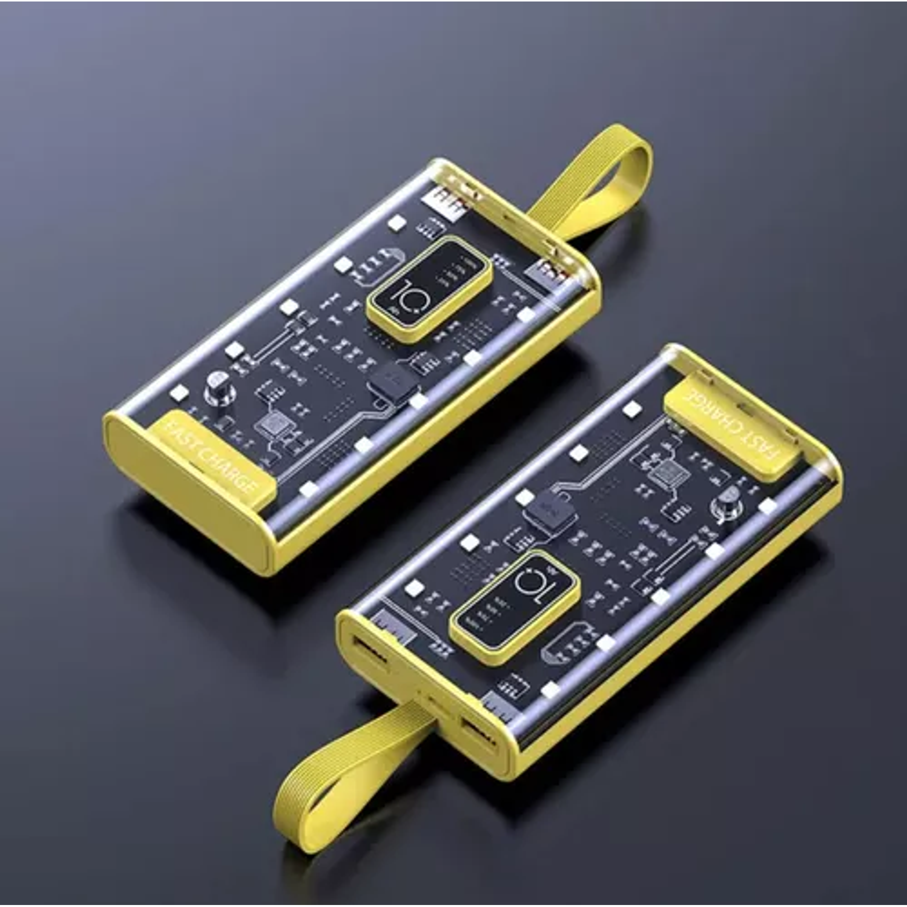 Cargador Power Bank Transparente 10000mah  5