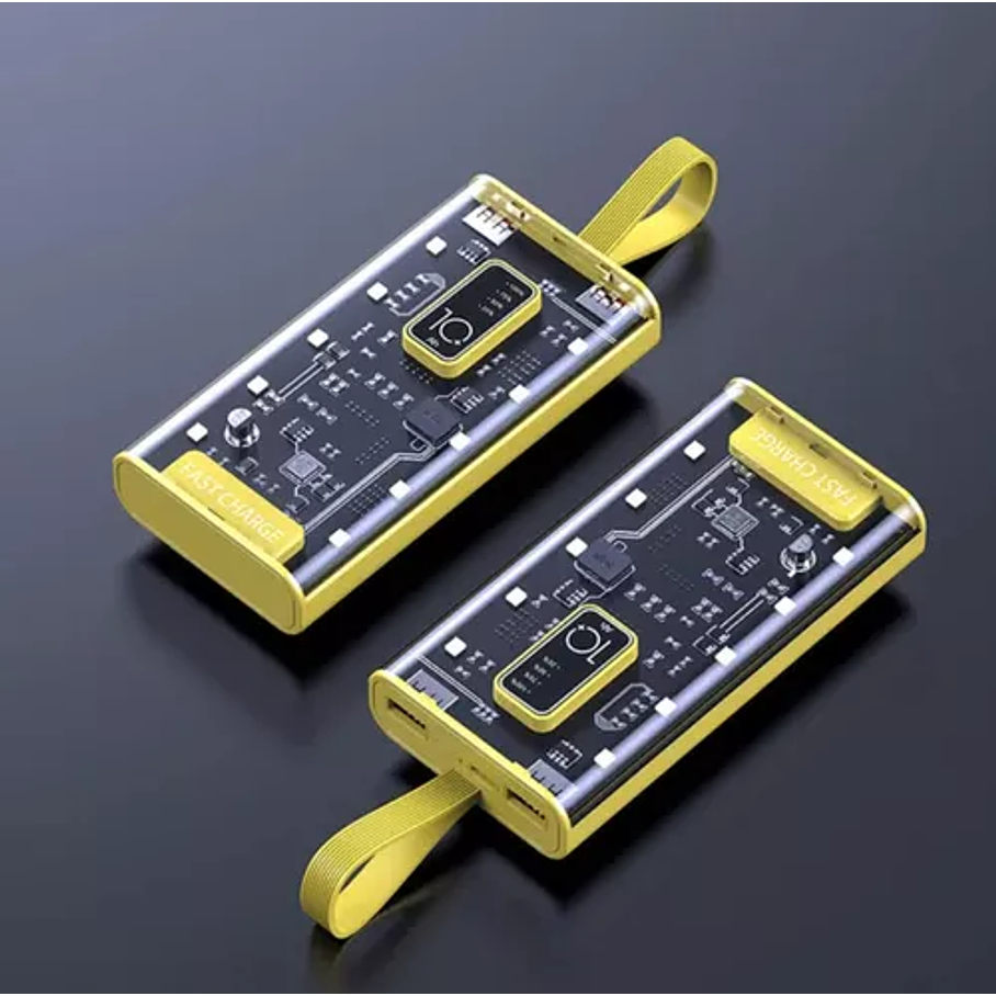 Cargador Power Bank Transparente 10000mah  5