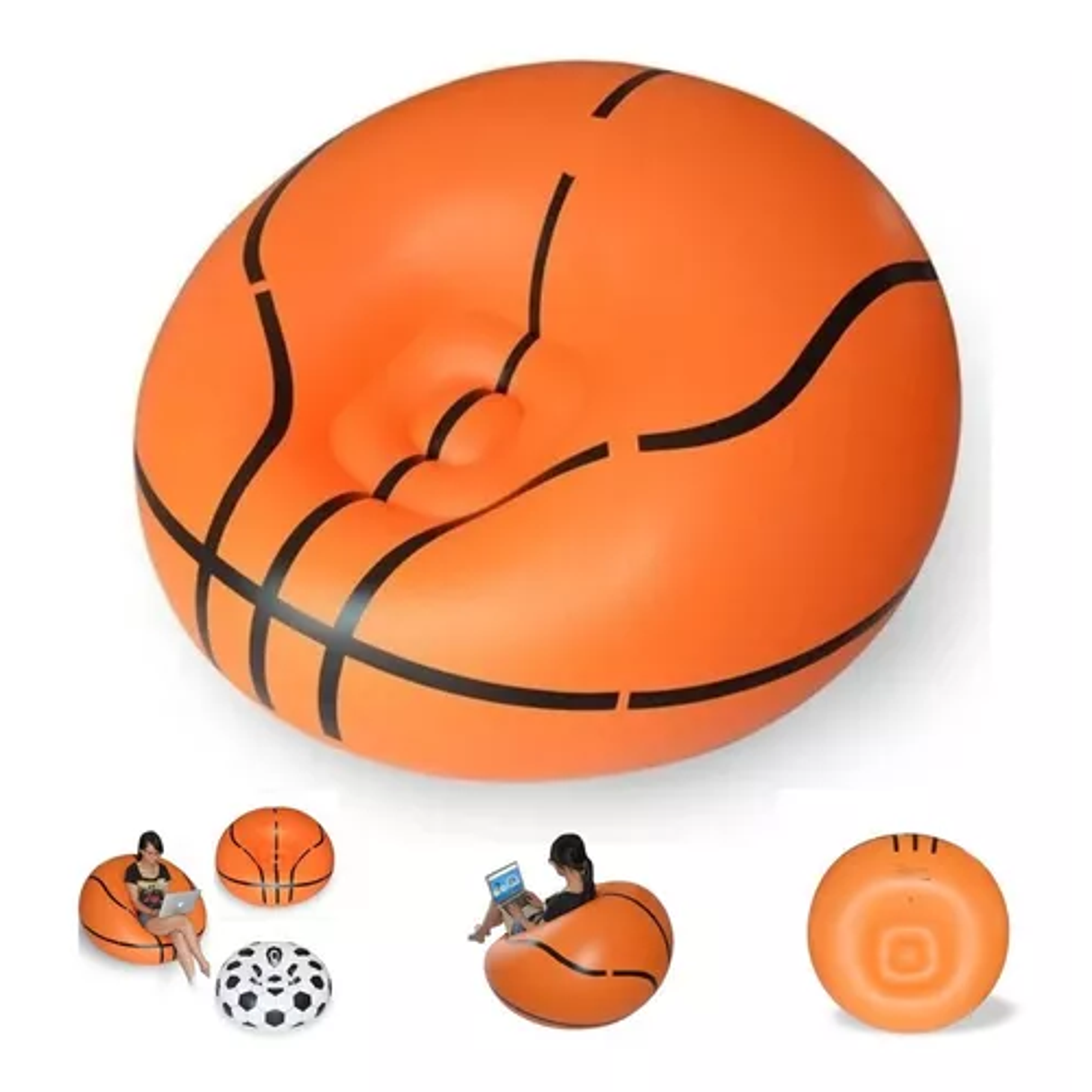 Sillon Inflable Puff Baloncesto Intime Gaming 1