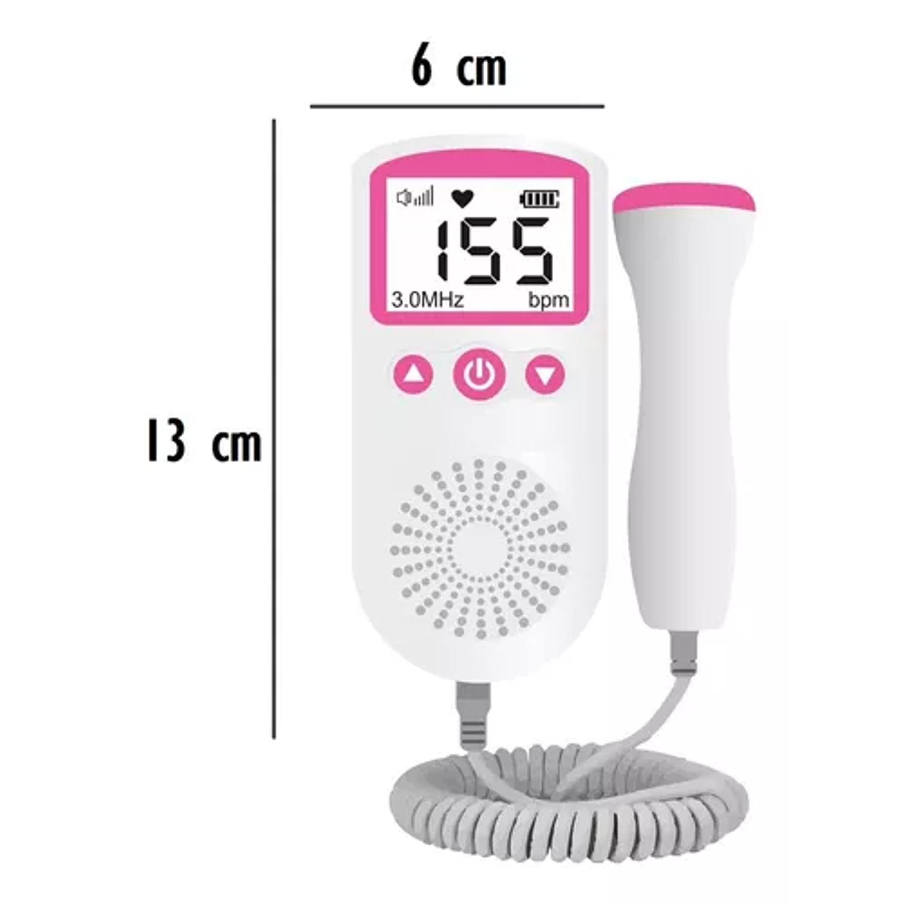 Monitor Fetal Doppler Frecuencia Cardiaca Latidos Fetales 3