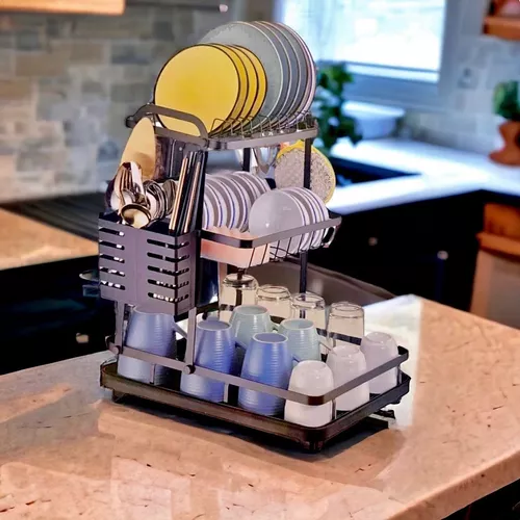 Secador Escurridor Platos Secador De Losa Destilador De Loza 4