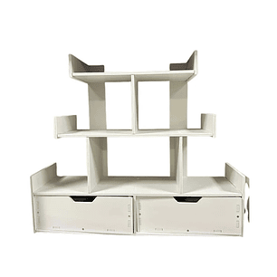  Estante Organizador Cajones 4 Niveles Con Compartimientos