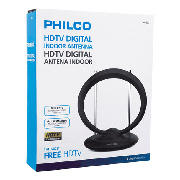 Antena Hd Tv Hd Analoga Digital Interior Philco 31plc48297 4