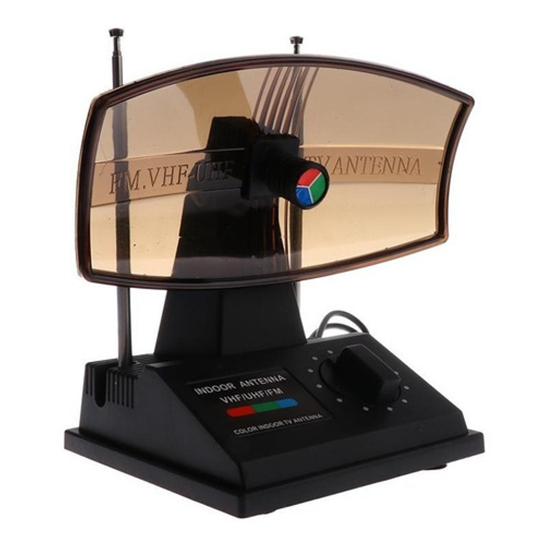 Antena Tv Philcosobremesa Hd3000 Analoga Y Digital Indoor 1