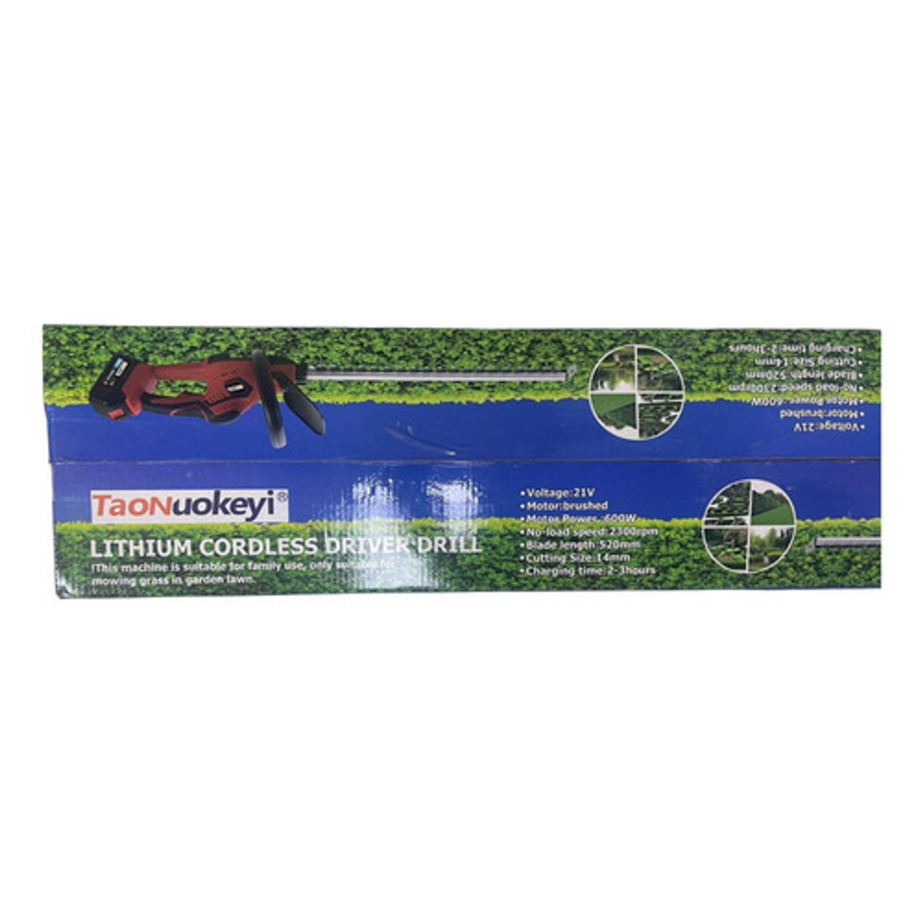 Cortasetos Podadora Eléctrica Cortador De Pasto 600w 2300rpm 6