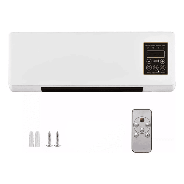 Aire Acondicionado Calefactor De Pared Frio Calor 2 En 1 Color Blanco 1