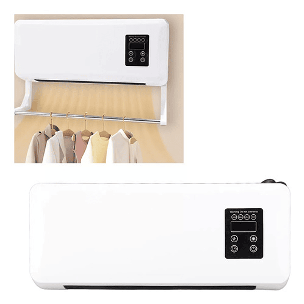 Aire Acondicionado Calefactor De Pared Frio Calor 2 En 1 Color Blanco 4