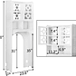 Mueble Estante de Baño Multifuncional Blanco  - Miniatura 4