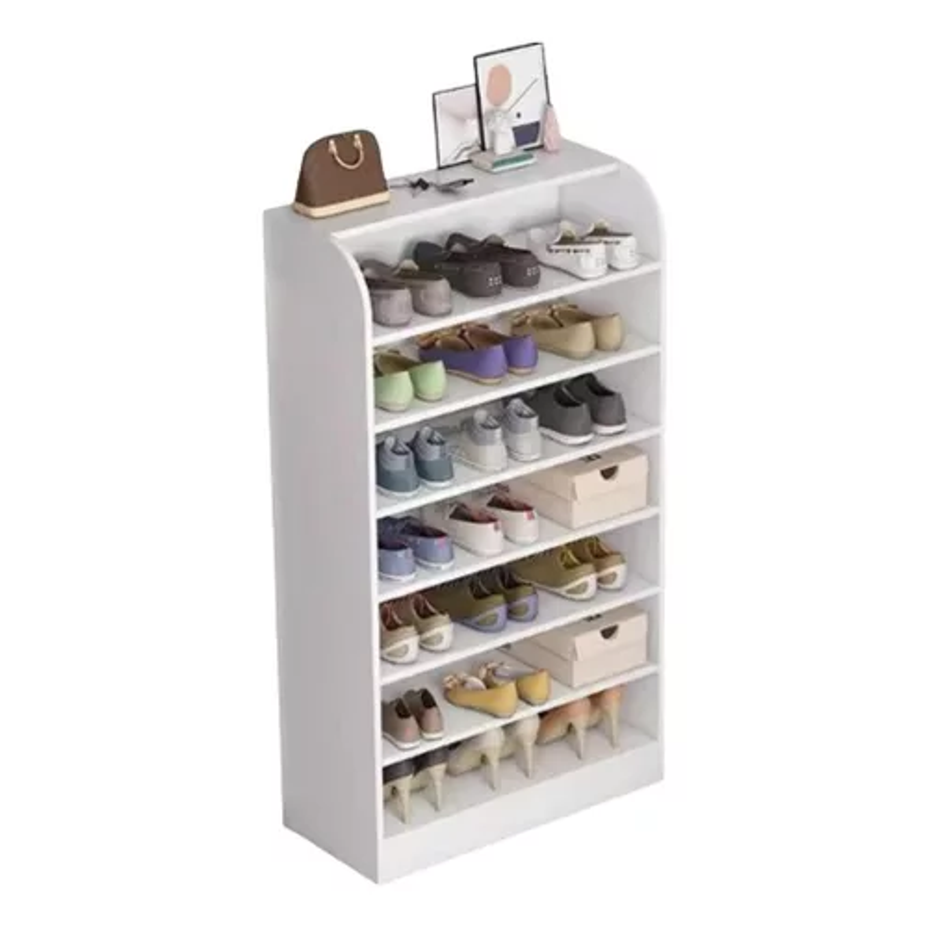 Organizador De Zapatos Horizontal Blanco 24P 1