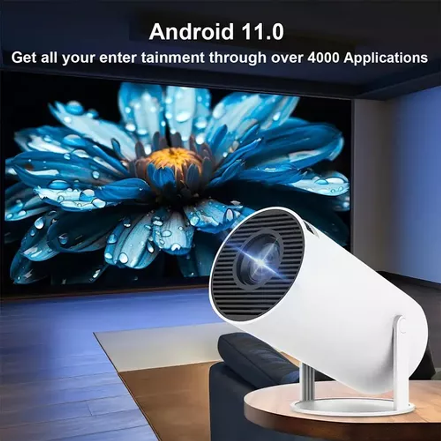 Mini Proyector Led Multimedia 4k Portátil Hd Android Wifi 4
