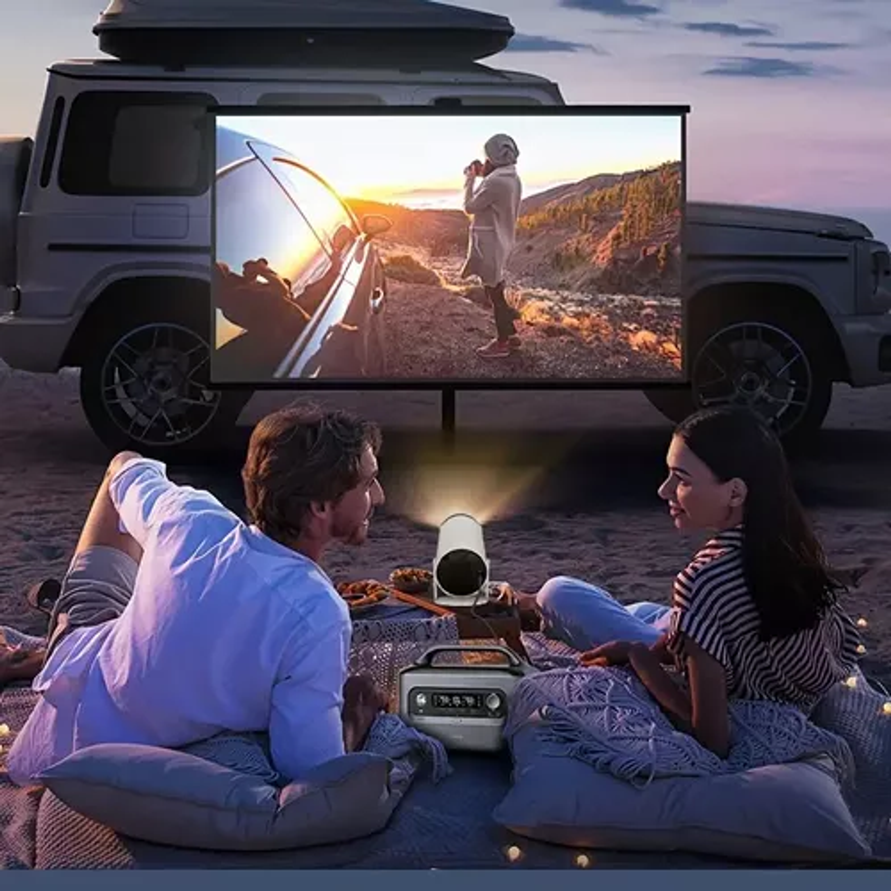 Mini Proyector Led Multimedia 4k Portátil Hd Android Wifi 5