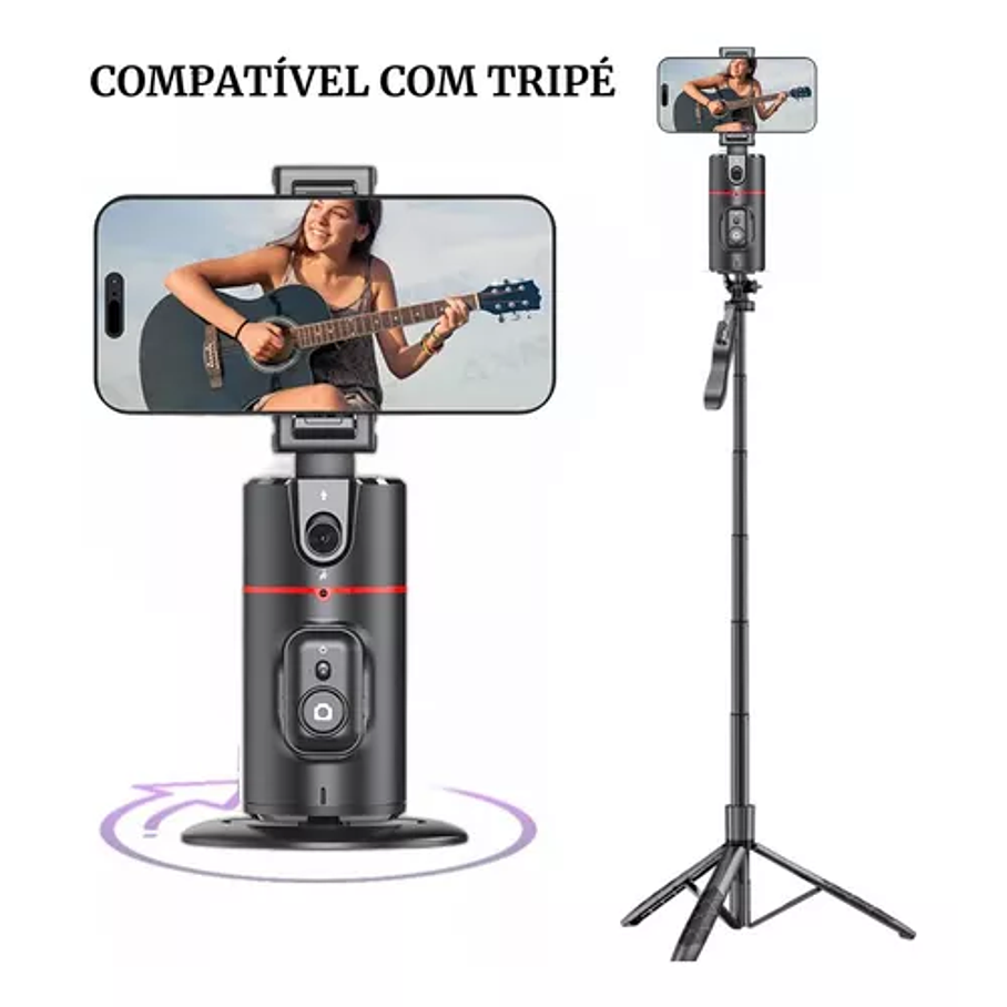 Soporte de Seguimiento Inteligente 360º  Para Vídeos-Fotos  3